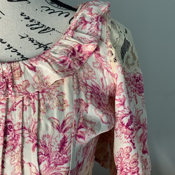 Free people Lucie Mini in Pink Combo Color:Pink Combo NWOT Size:4 - Picture 6 of 16